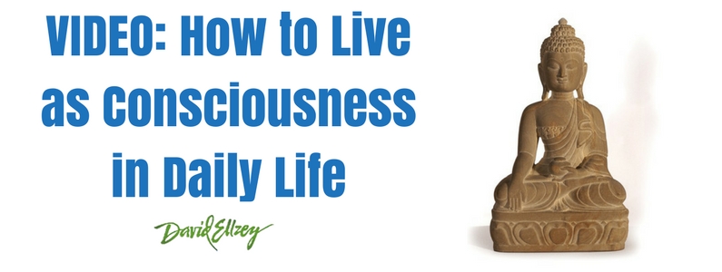 VIDEO: How to Live as Consciousness in Daily Life